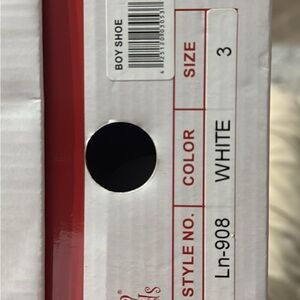 Classic White Kids Dress Shoes